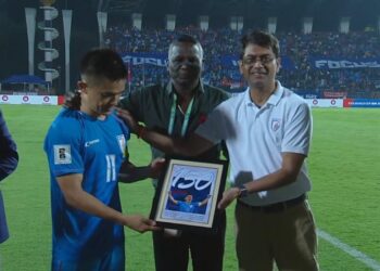 India loses to Afghanistan 2-1 despite Sunil Chhetri’s landmark goal in 150th match