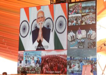 PM lays foundation stone for semi-conductor plant in Assam, says it’ll boost start-up economy