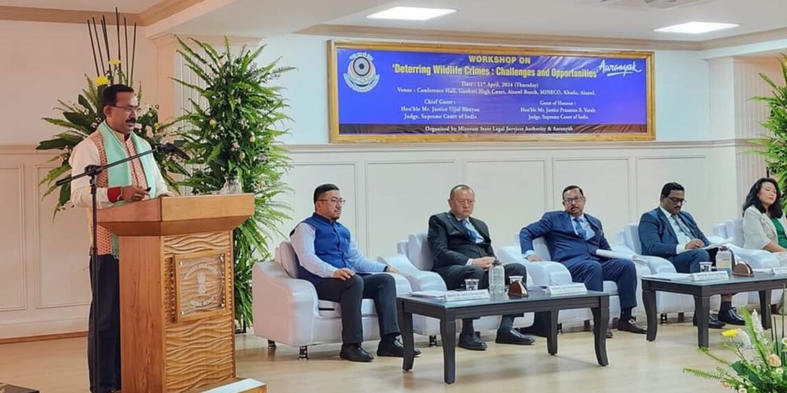 Supreme Court justice calls for PMLA application to curb wildlife crime in Mizoram workshop
