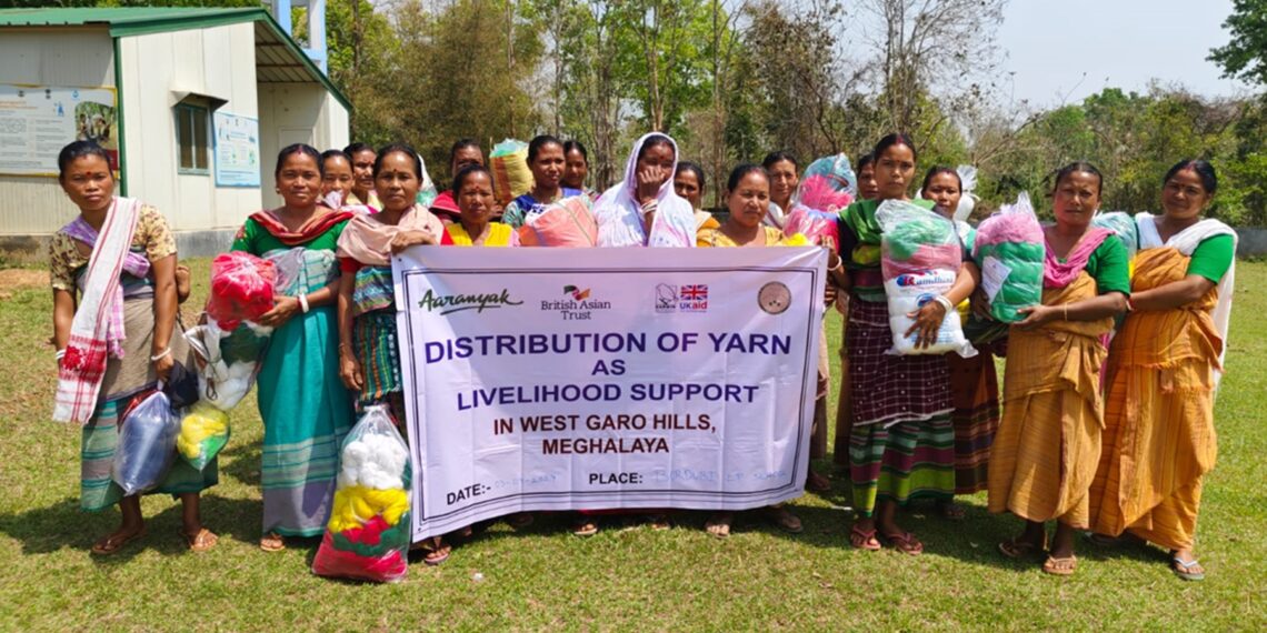 Yarn distribution initiative empowers women amidst HEC in Meghalaya’s West Garo Hills