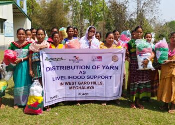 Yarn distribution initiative empowers women amidst HEC in Meghalaya’s West Garo Hills