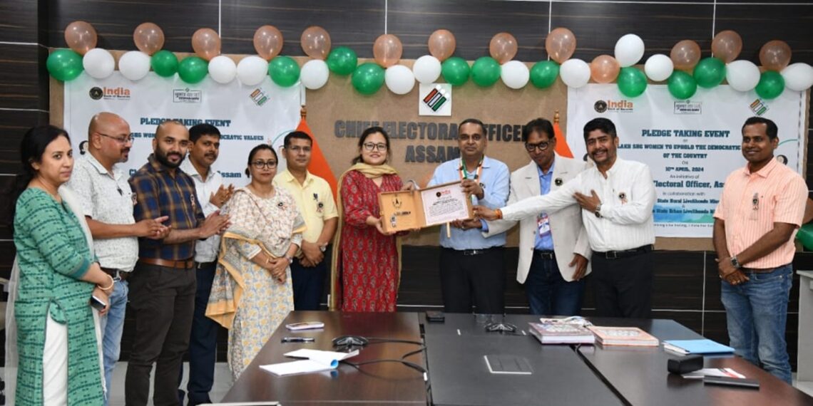 Assam enters India Book of Records with over 40 L women taking pledge for fair polls in a day