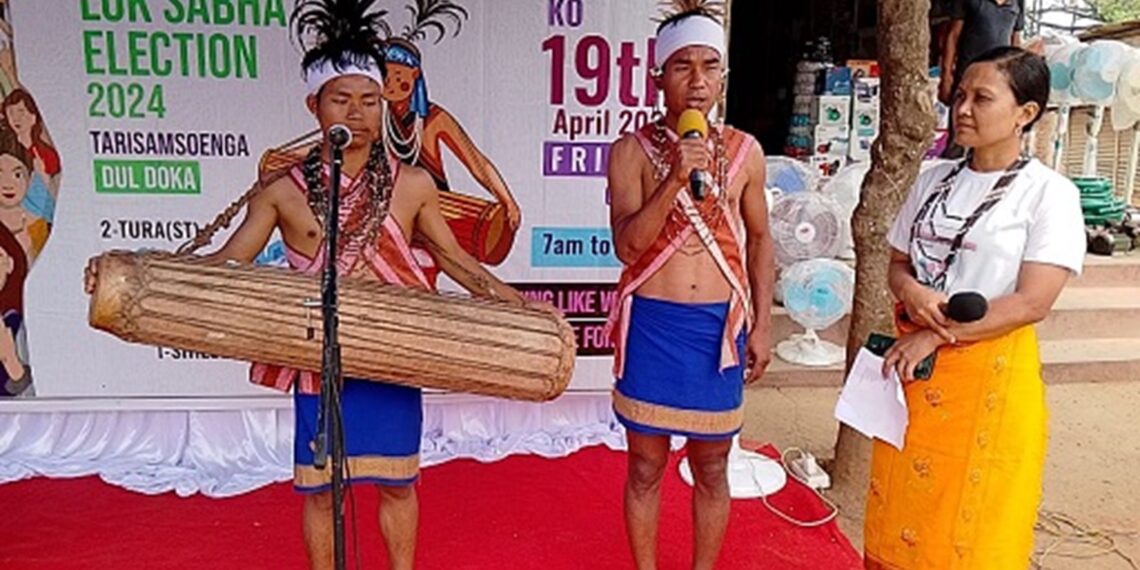 Traditional ‘Dul Doka’ event promotes voter’s awareness in Meghalaya’s Resubelpara