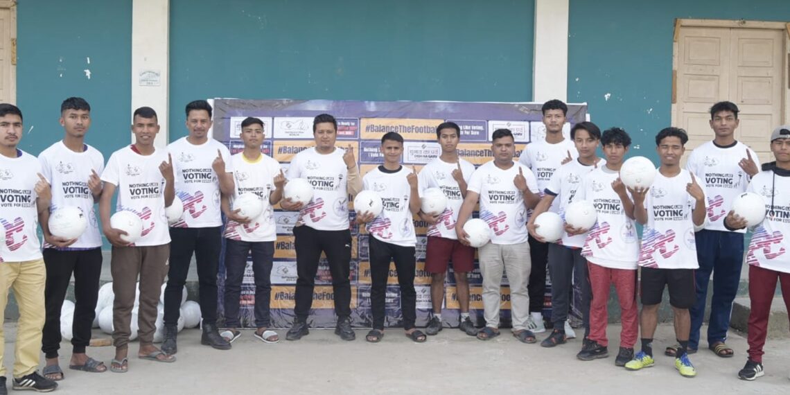 CEO Meghalaya organises ‘Juggle the Football’ competition at 100-yr-old club in Jowai