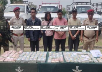 16, including 2 from Myanmar, arrested with unaccounted currency in Mizoram
