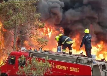 Massive fire claims PHE property worth Rs 80-85 L in Shillong