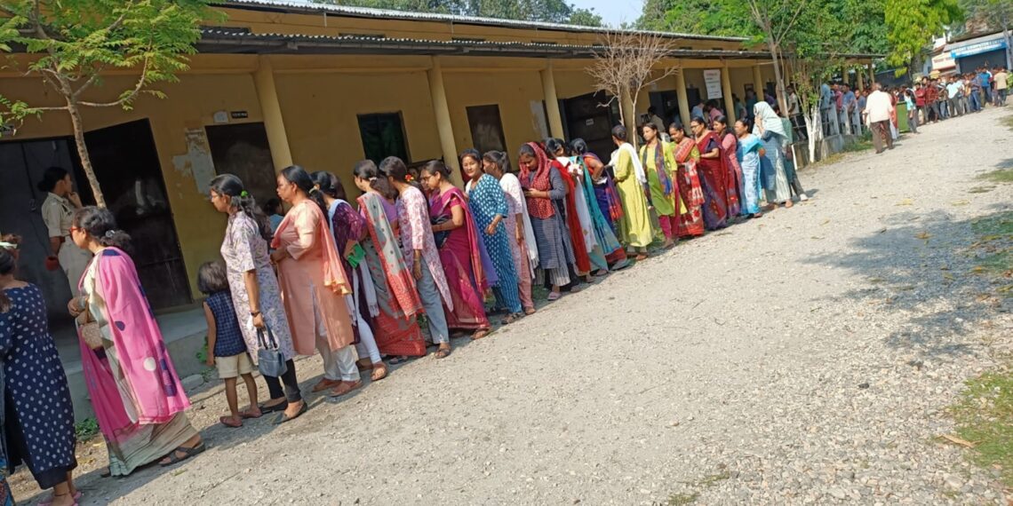 Assam records 70.66% voter turnout, slips by 9.54% from 2019; Tripura leads with 76.23%