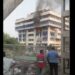 Massive fire breaks out at Bijulee Bhawan in Guwahati’s Paltan Bazar area