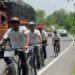 Pedalling for biodiversity conservation: 8 cyclists cover 160 km from Kaziranga to Orang