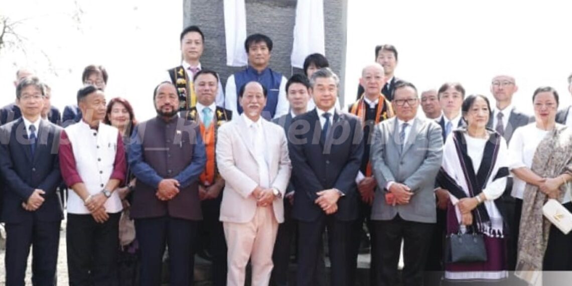 Bilateral ties reinforced as Japan’s Ambassador, Nagaland CM inaugurate Kohima Peace Memorial