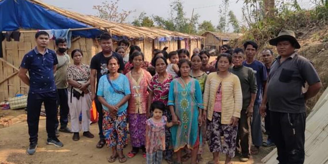 Past 10 days see 1,430 Myanmarese nationals seeking refuge in Mizoram amid clashes