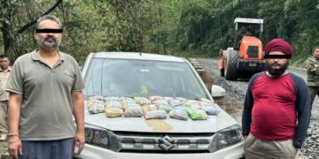 Nagaland police seize 33kg contraband, uncovers Punjab, Myanmar trafficking nexus