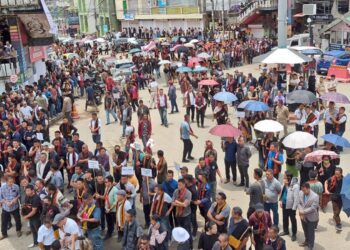 Protest rally calls for justice following Kohima DC’s personal assistant’s murder in road rage