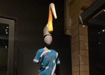 Assamese Mekhela Sador with Hargila motif spark interest at London’s Natural History Museum