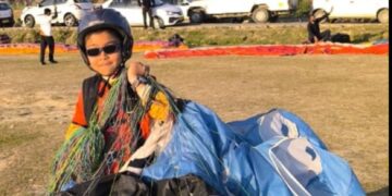 Mizoram’s 11-yr-old etches name in International Book of Records as World’s youngest paraglider