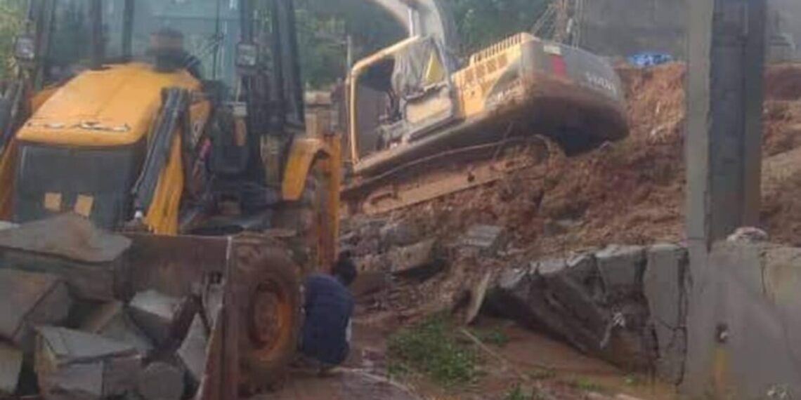 Meghalaya govt relocates family affected by PA Sangma Stadium wall collapse; seeks report