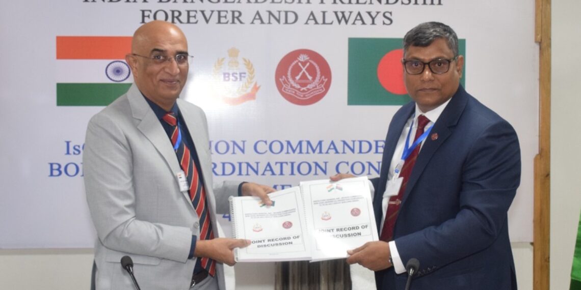 BSF, BGB pledge to tackle border insurgency & smuggling at Shillong conference
