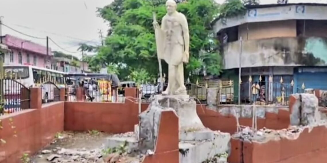 Gandhi statue uproar in Assam’s Tinsukia: CM unaware, BJP MLA pledges new statue