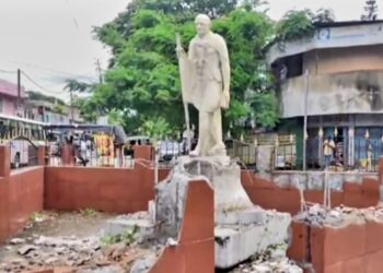 Gandhi statue uproar in Assam’s Tinsukia: CM unaware, BJP MLA pledges new statue