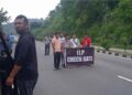 KSU takes it upon itself to check illegal influx in Meghalaya; erects ILP check gate in Ri Bhoi