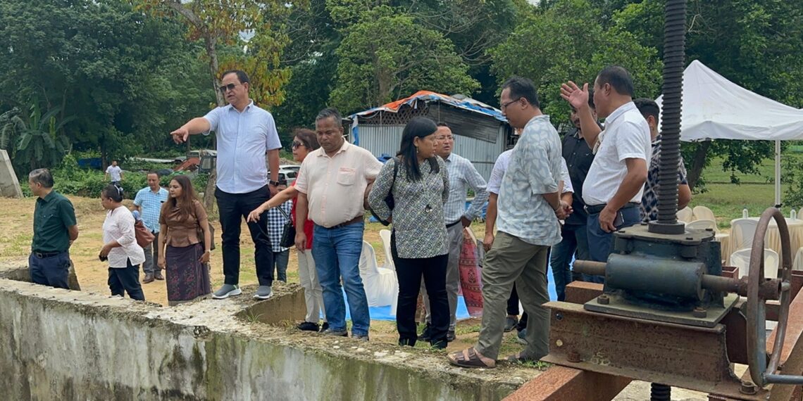 Meghalaya minister Ymbon reviews flood-affected schemes in South West Garo Hills