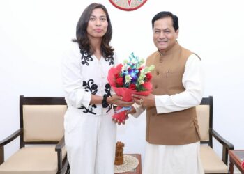 Sonowal with Lovlina
