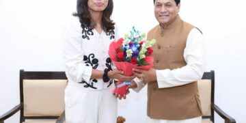 Sonowal with Lovlina