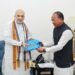 Mama Natung with Amit Shah