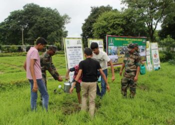 Plantation drive by Territorial Army