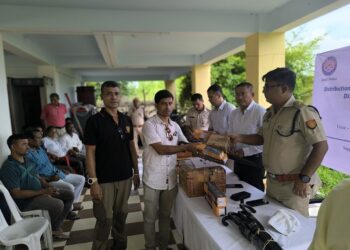 VDP members in Majuli provided field equipment to prevent wildlife crime