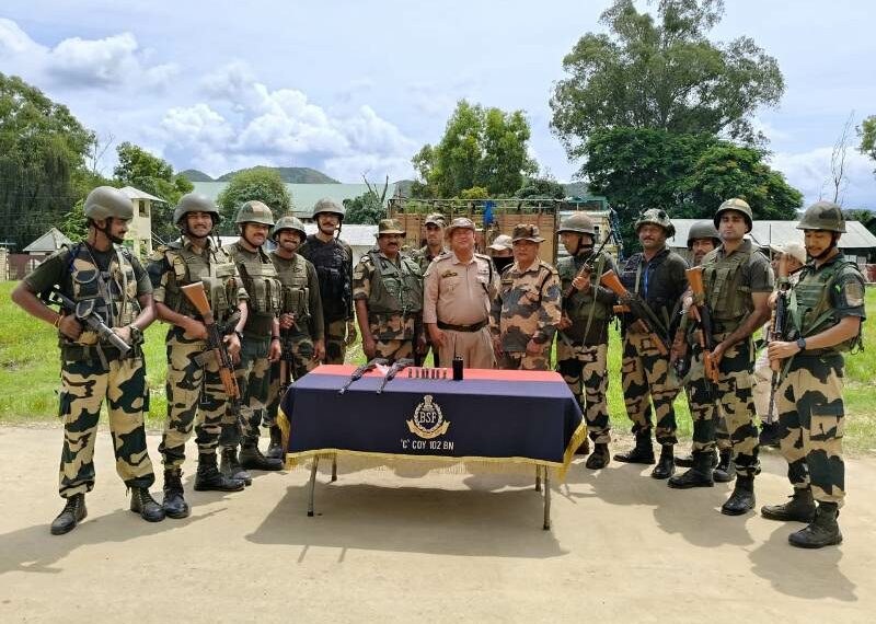 Arms recovered in Manipur