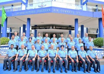 Meghalaya: Air Chief Marshal VR Chaudhari attends Eastern Air Command Commanders’ Meet in Shillong