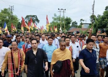 rally in tripura