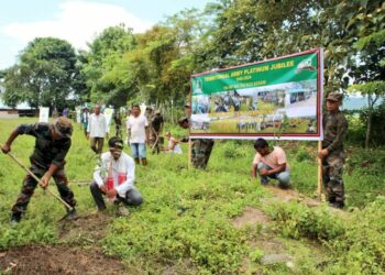 Assam: Territorial Army plants 10,000 fruit-bearing trees in Sonitpur district as part of green initiative