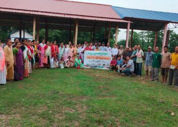 Assam: 9.3 km solar-powered fence handed over to community in Ujani Majuli to mitigate Human-Elephant Conflict