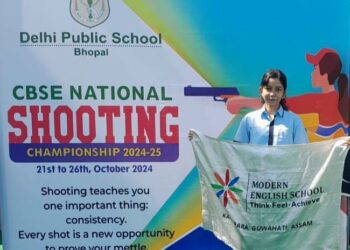 Assam’s Angel Mahanta bags bronze at CBSE National Shooting Championship