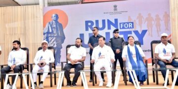 Assam: Union Minister Sarbananda Sonowal flags off ‘Run for Unity’ marathon in Guwahati