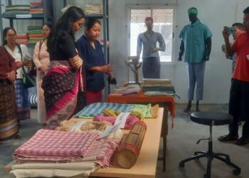 Meghalaya: Hathisil Garment Manufacturing Unit hosts exhibition, showcases exquisite handloom products