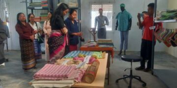 Meghalaya: Hathisil Garment Manufacturing Unit hosts exhibition, showcases exquisite handloom products