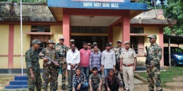 Seven Bangladeshi nationals apprehended in Meghalaya’s South West Garo Hills