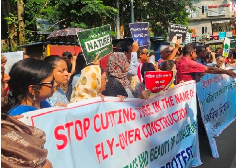 Assam: Gauhati HC to hear PIL against tree felling for flyover at Dighalipukhuri on Tuesday