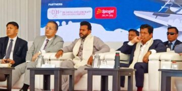 Union Min Kinjarapu Rammohan Naidu attends seaplane demo launch in Meghalaya’s Umiam Lake