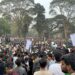 A file photo of thousands of people gathered for 'March for Unity' at Dhaka (SJpapabear/X)