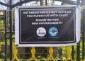 A banner by Khasi Students' Union in Shillong (khasi studentsunion/Instagram)