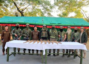 10 Chinese-origin assault rifles recovered (prodefkohima/X)