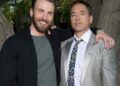 Hollywood stars Chris Evans and Robert Downey Jr (robertdowney.ig/Instagram)