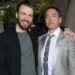 Hollywood stars Chris Evans and Robert Downey Jr (robertdowney.ig/Instagram)