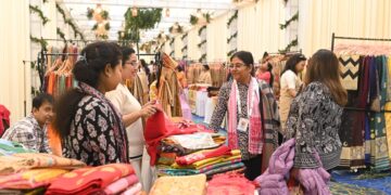 Women entrepreneurs at the Flobazaar organised by FloNorthEast (FICCIFLO/X)