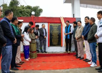 Arunachal Pradesh CM inaugurates walkway on banks of Yomgo River in Aalo