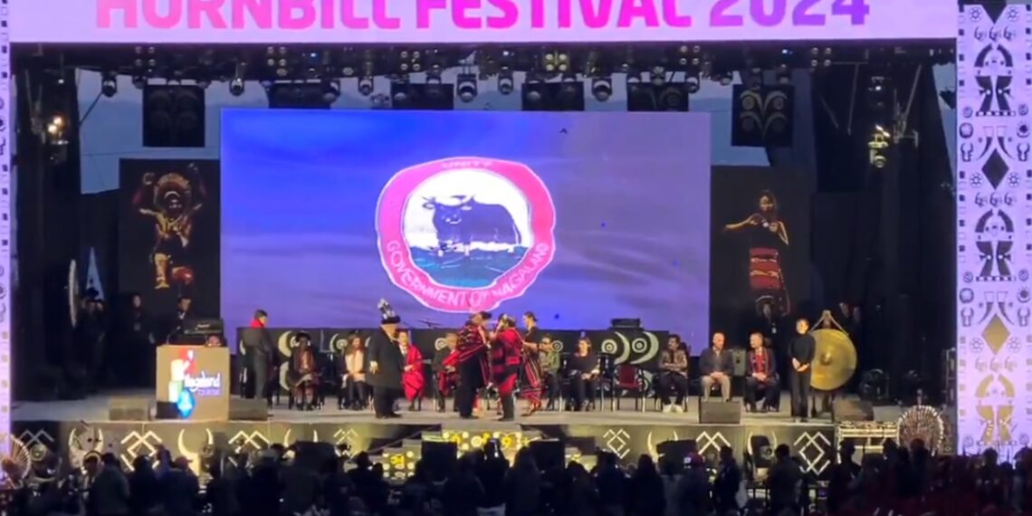 A still from the Hornbill Festival in Kisama Village, Nagaland